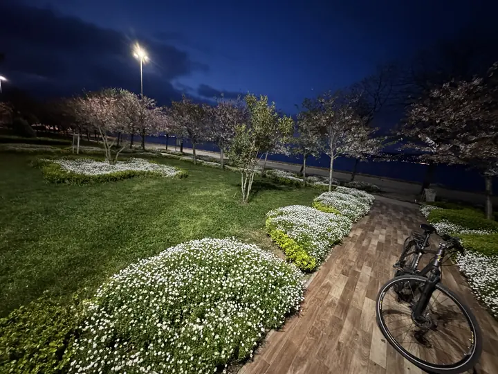 Cycling field photograph