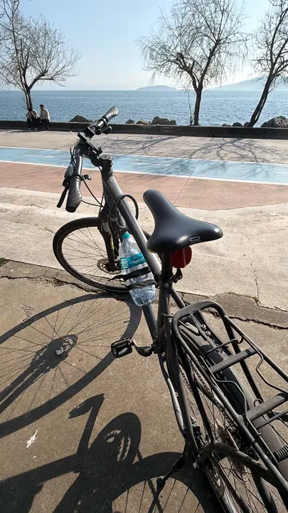 Cycling field photograph