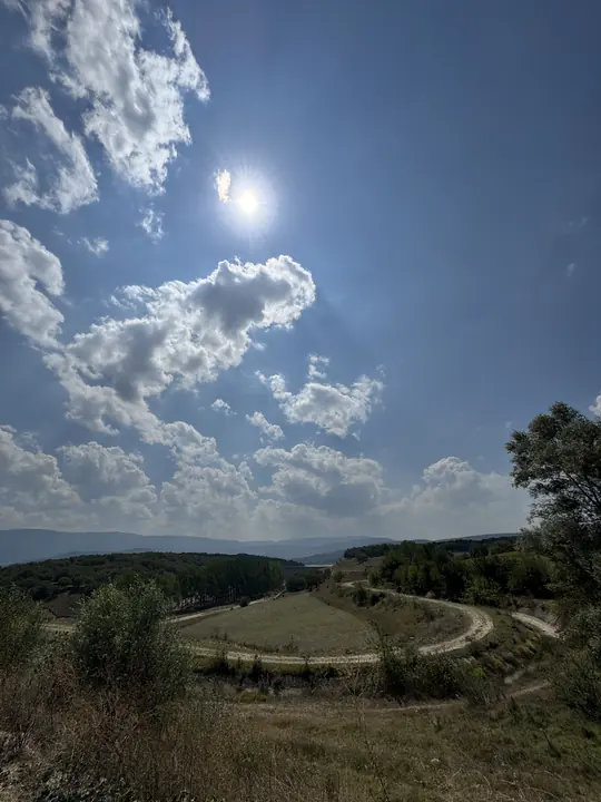 Landscape field photograph